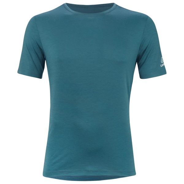 Löffler - T-Shirt Merino Light - Merinoshirt, blauw