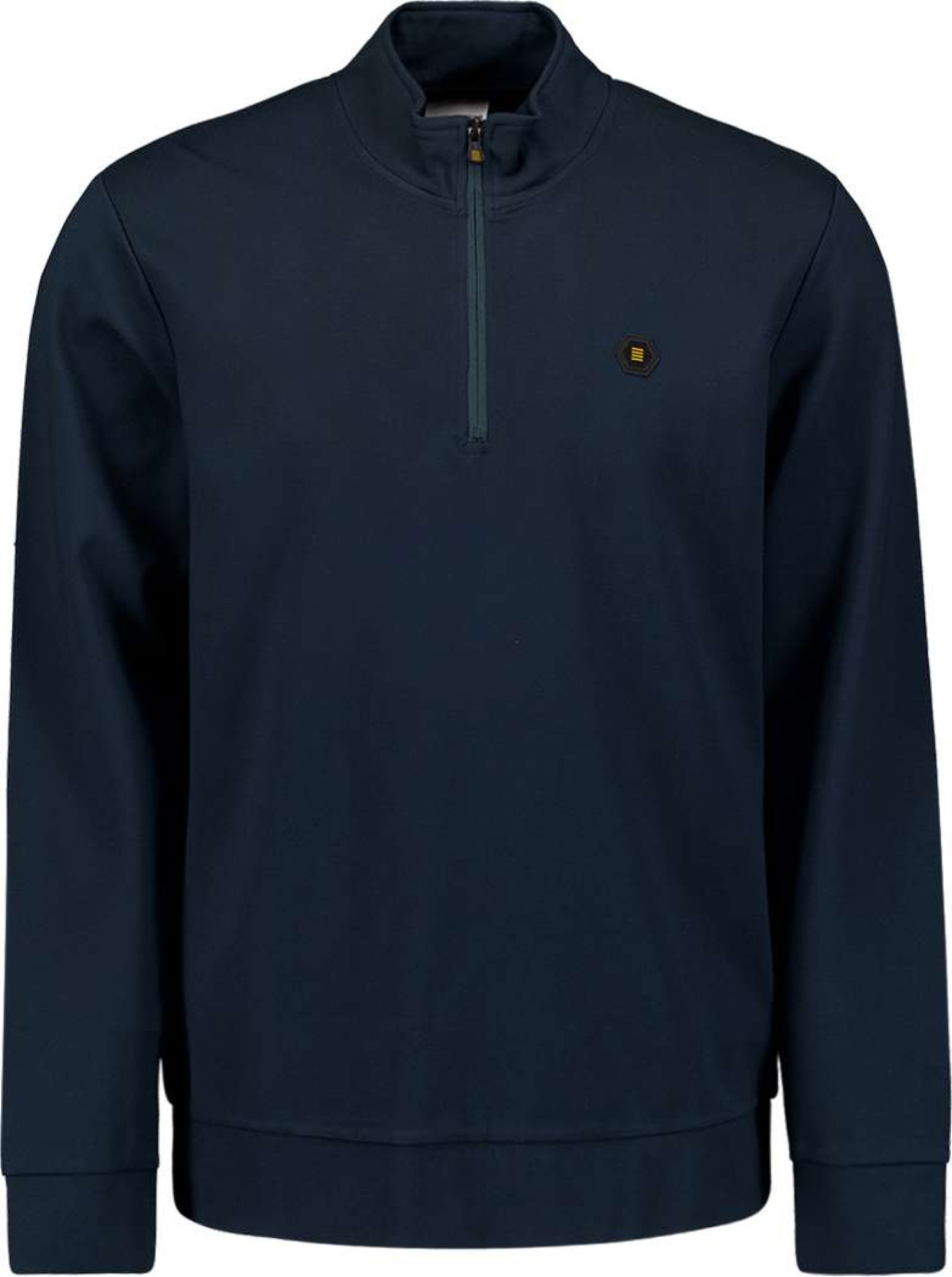 No Excess Sweater half zipper deep blue
