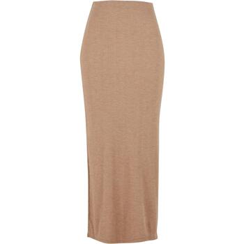 Rok Urban Classics Jupe haute fendue femme Rib