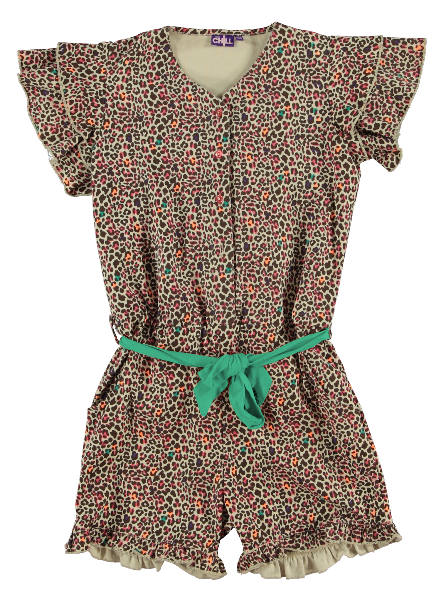 O'Chill Zomer meisjes jumpsuit multi tracey