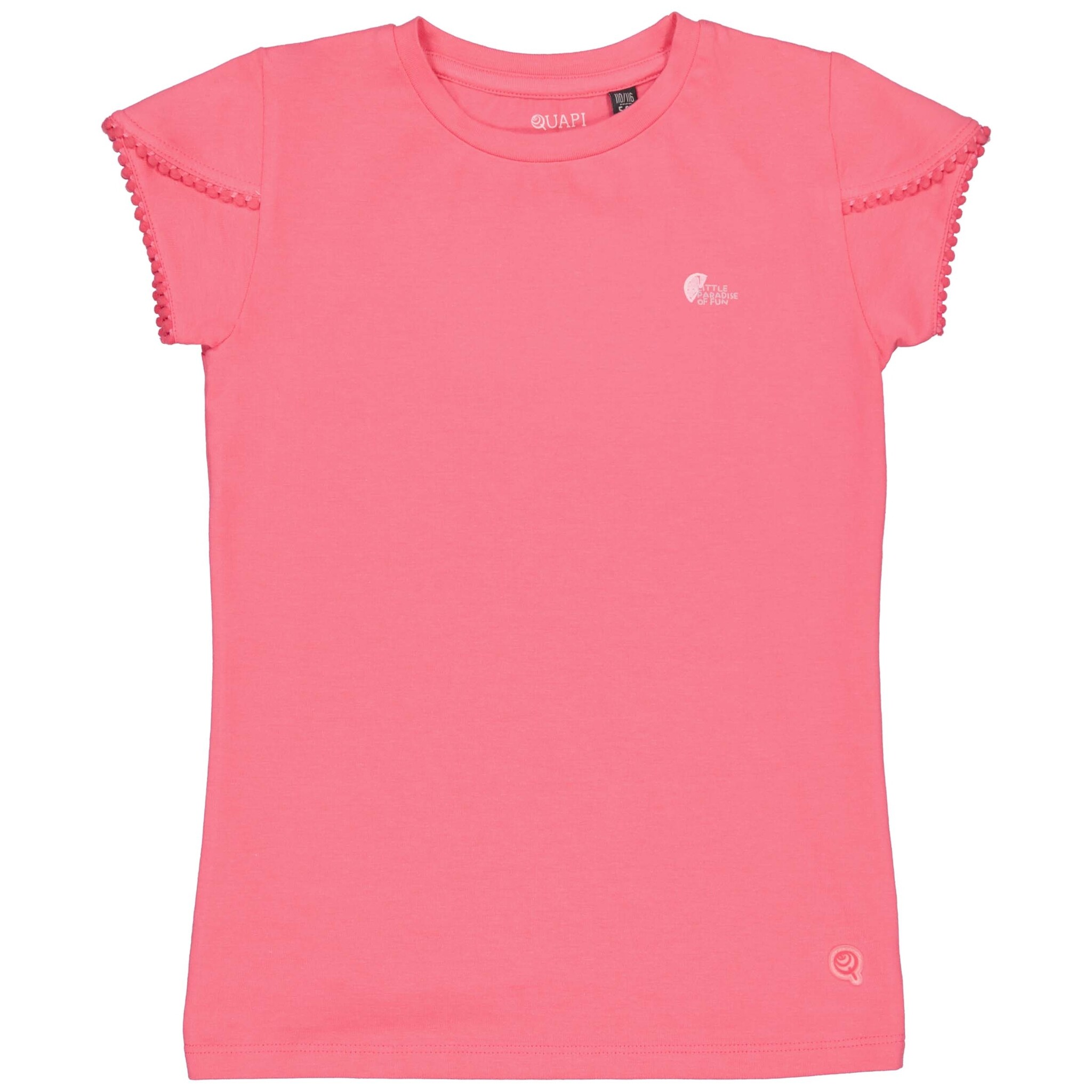 Quapi Zomer shirt meisjes - roze - Faylen