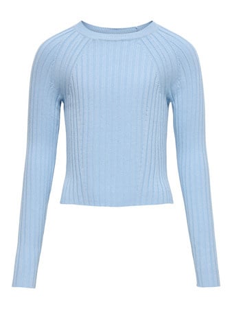Kids ONLY zomer trui meisjes - blauw, rib - Kogmeddi