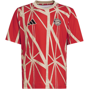 T-shirt Korte Mouw adidas Maillot Prematch enfant Bayern Munich 2024/25