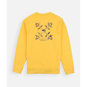 Sweater Oxbow Sweater met ronde hals en 4Flo-print op de rug TAGTAN
