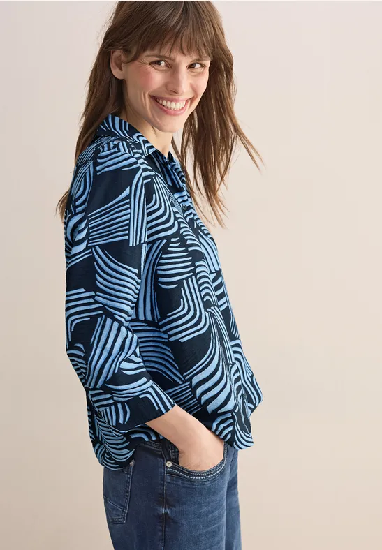 Cecil Overhemdblouse met print all-over