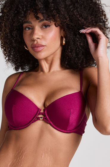 Hunkemöller Voorgevormde bikinitop met beugel Marrakech Rood
