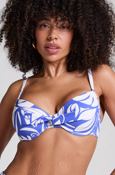 Hunkemöller Bikinitop Mauritius Blauw