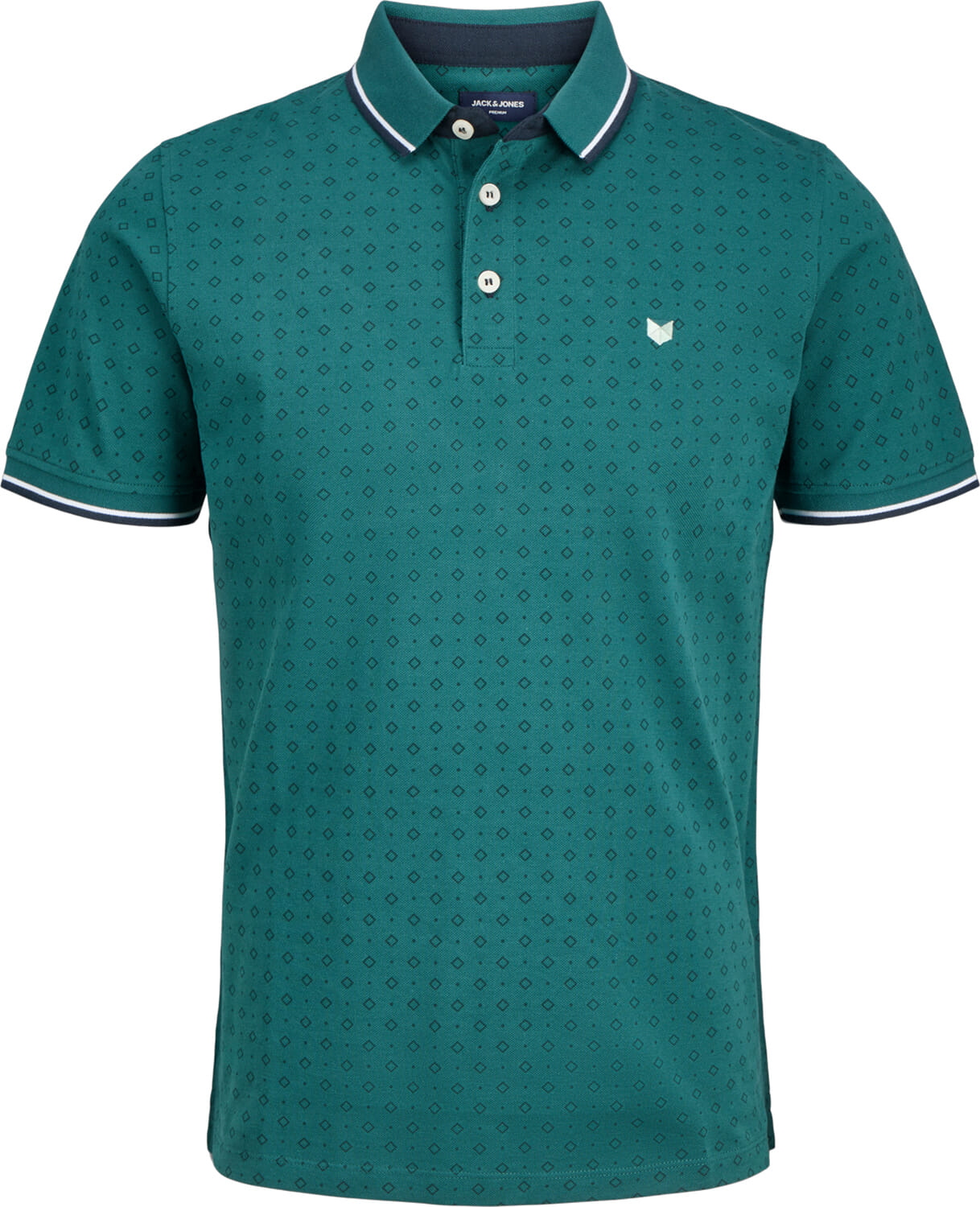 Jack & Jones Polo Paulos Play AOP Blauw heren