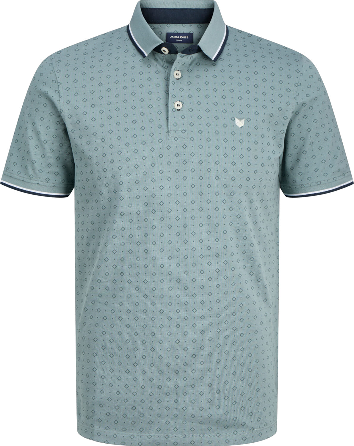 Jack & Jones Polo Paulos Play AOP Blauw heren