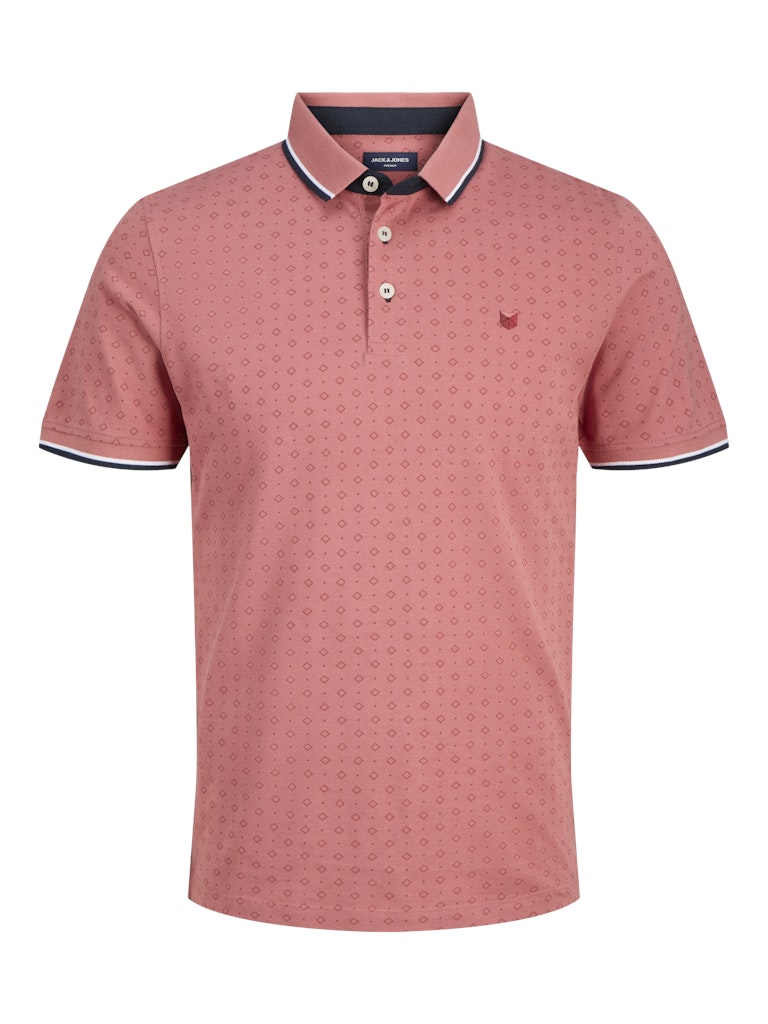 Jack & Jones jprpaulos play aop blu. ss polo 12154548 faded