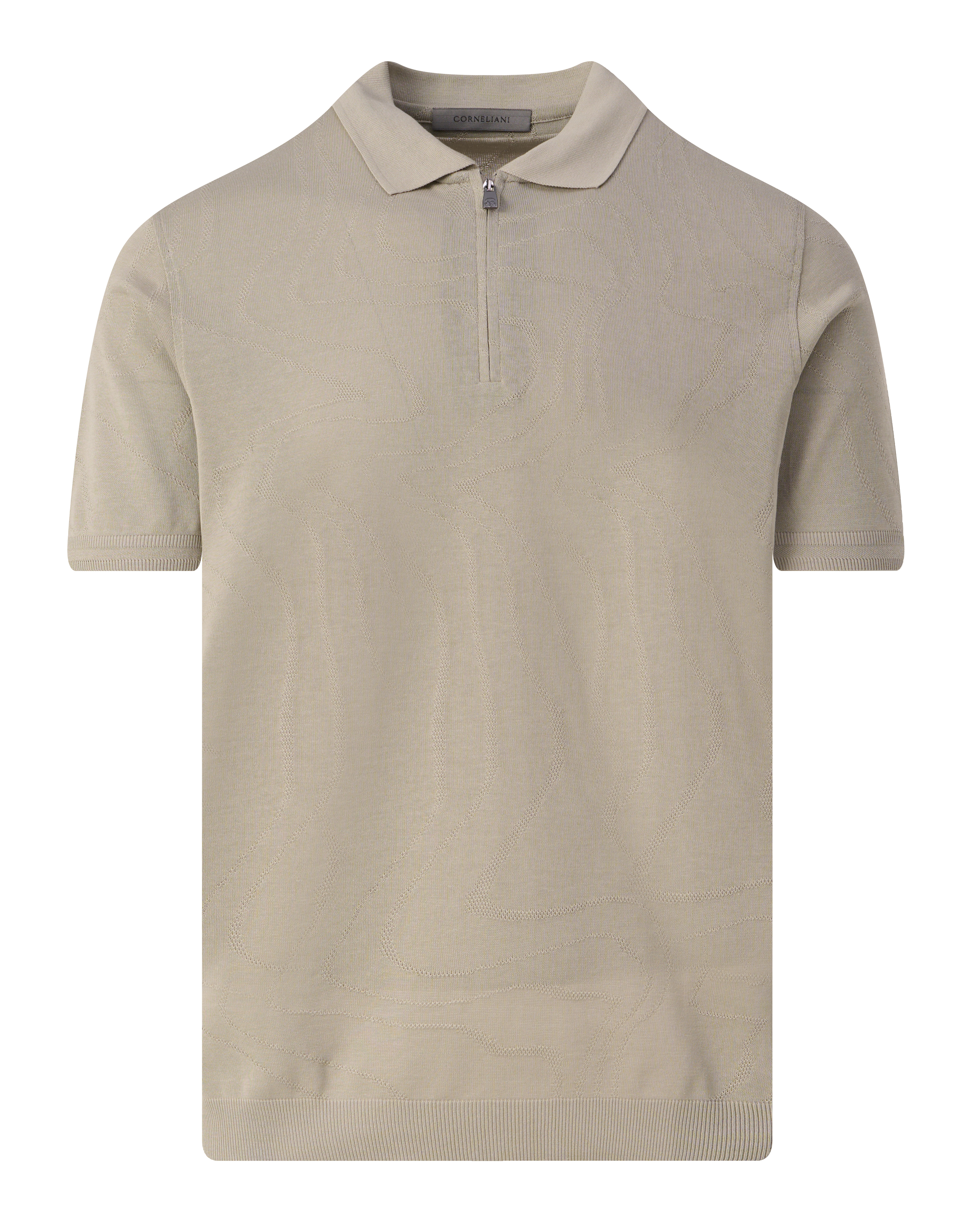 Corneliani Polo met korte mouwen