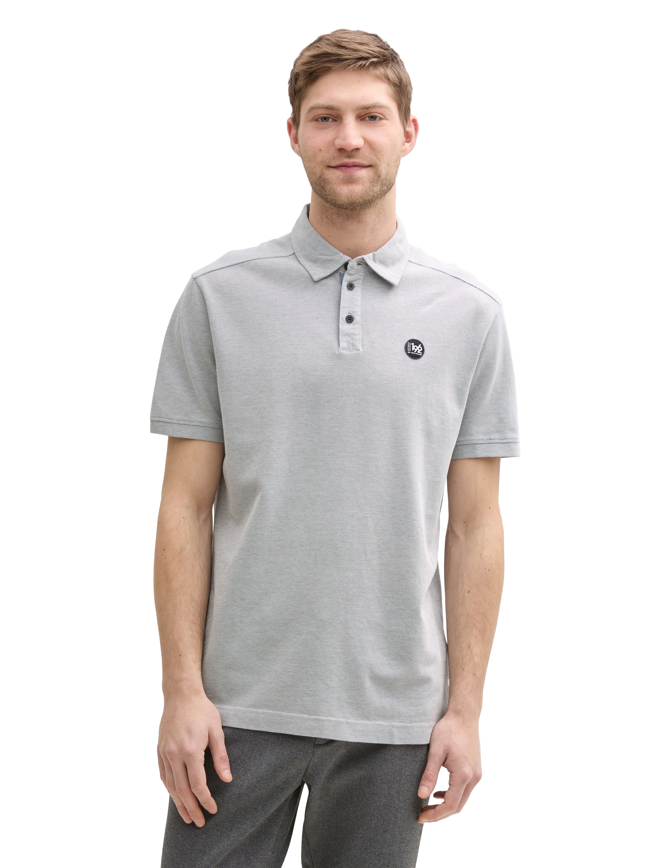 Tom Tailor Structured detailed polo