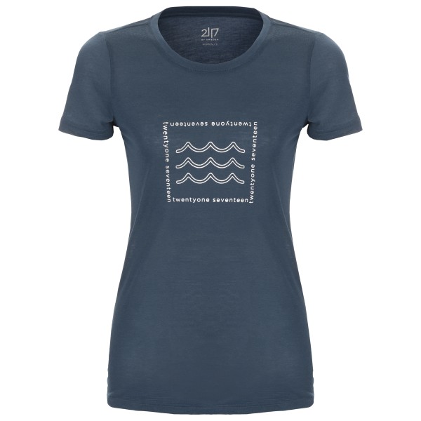 2117 of Sweden - Women's Tista T-Shirt - Merinoshirt, blauw