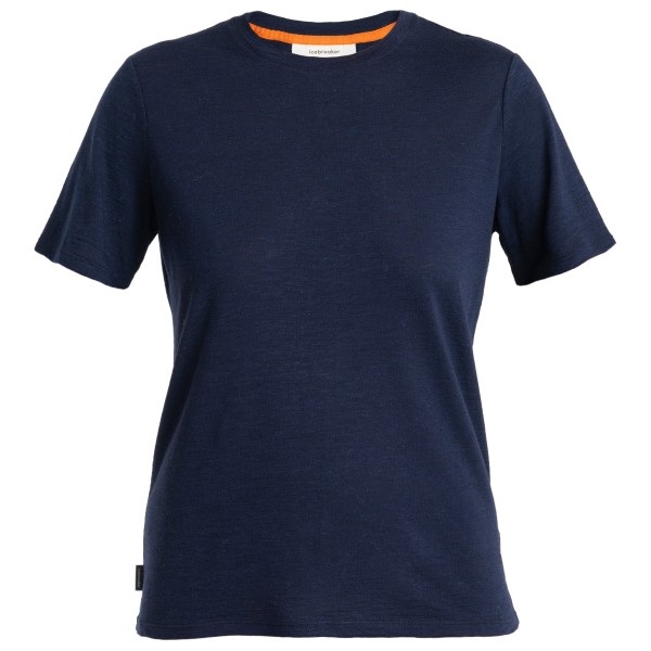 Icebreaker - Women's Merino Linen S/S Tee - Merinoshirt, blauw