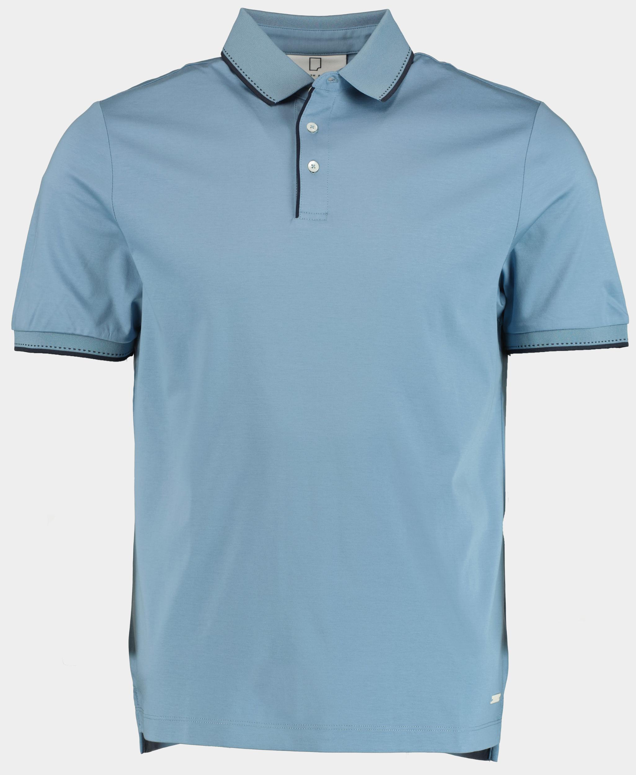 Born with Appetite Polo korte mouw franklin polo 25108fr36/264 ash blue
