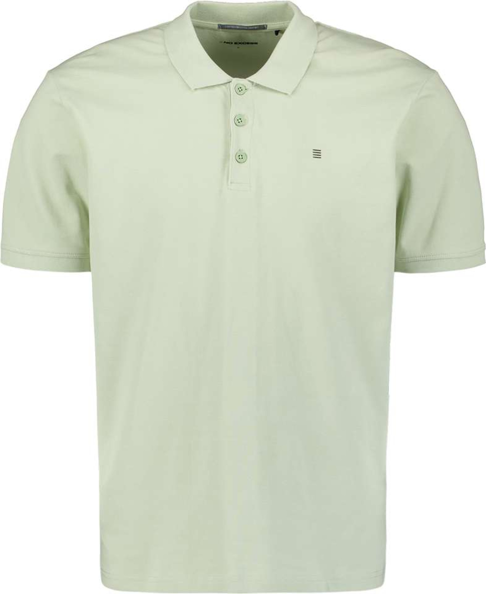 No Excess Polo pique solid stretch mint