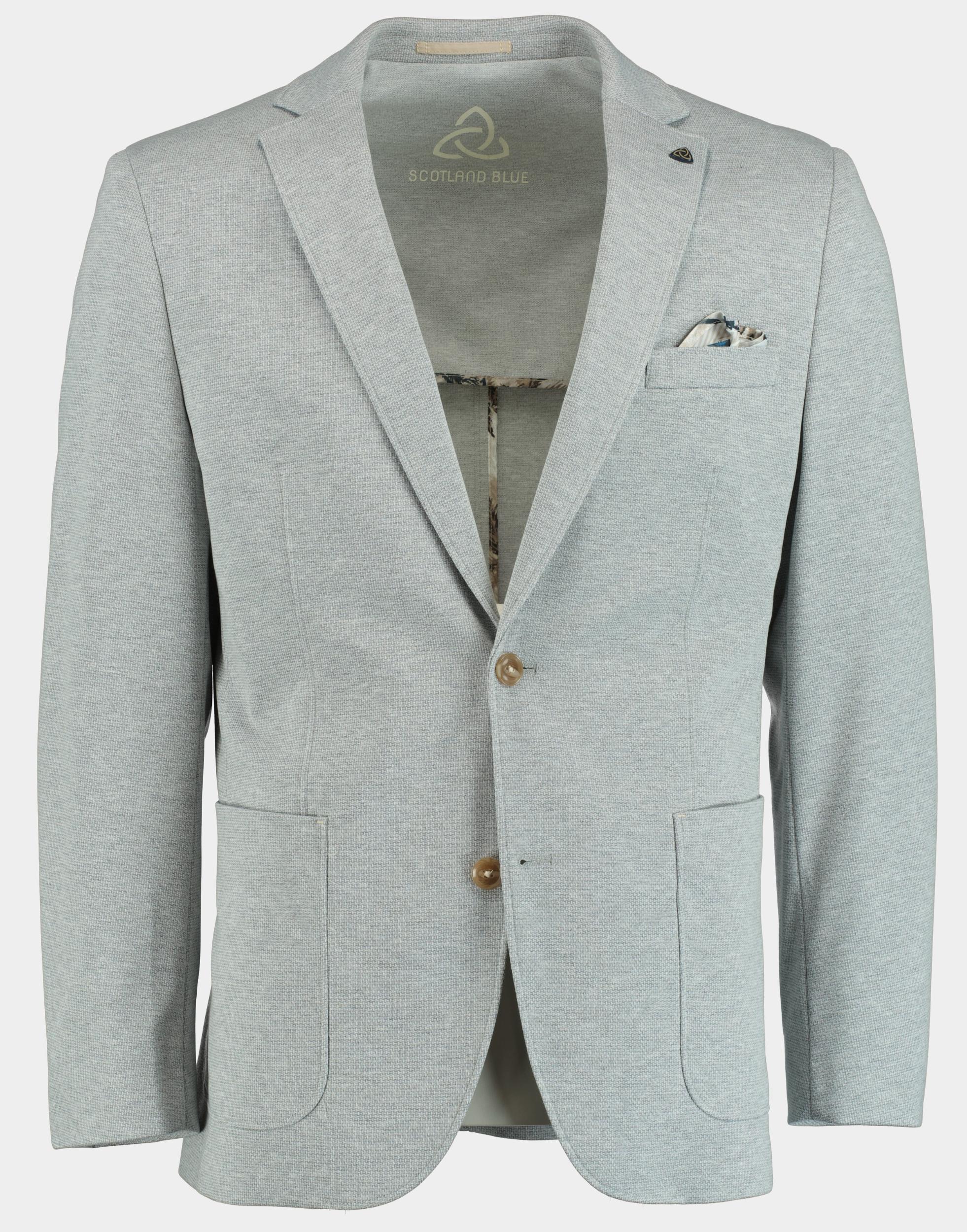 Bos Bright Blue Scotland blue colbert luka jersey jacket 251037lu62sb/939 dusty grey
