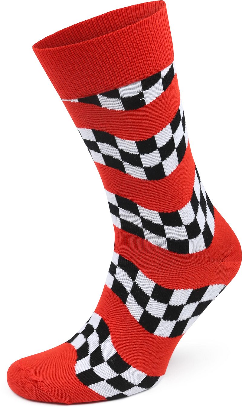 Happy Socks Sokken Race Red