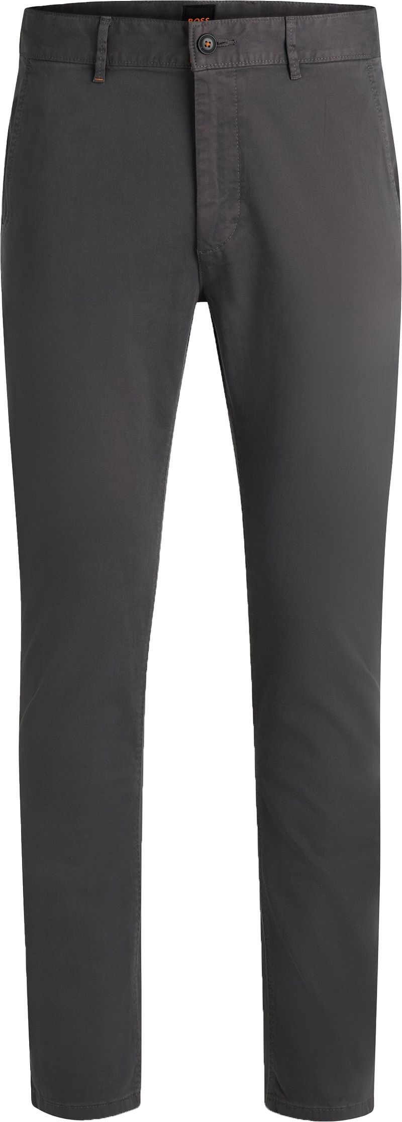 BOSS Chino Slim Antraciet