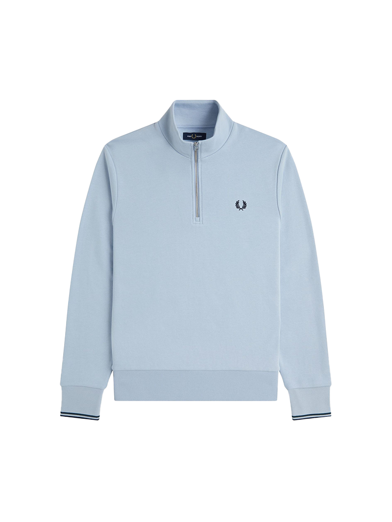 Fred Perry 1/2 Zip Sweatshirt, Blue