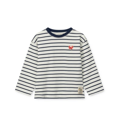 LIEWOOD Tyler gestreept shirt met lange mouwen y/d stipes classic navy/ creme de la creme