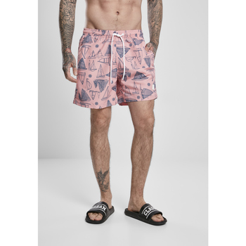 Zwembroek Urban Classics Short de bain pattern (grandes tailles)