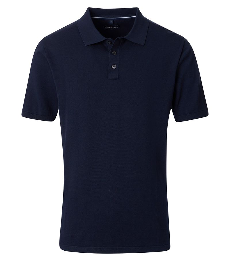 Casa Moda Polo Knitted Navy