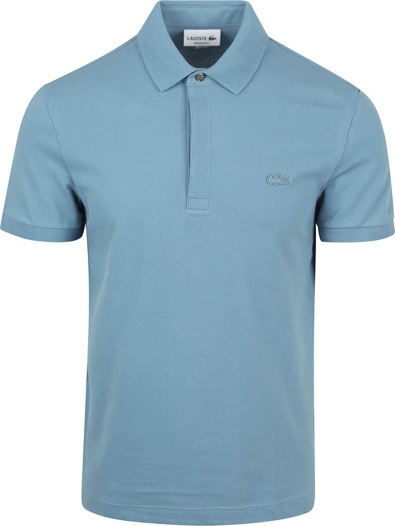 Lacoste Poloshirt Paris Piqué Blauw