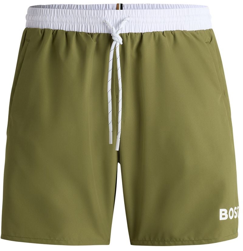 BOSS Starfish Swim Shorts - Green- Heren, Green