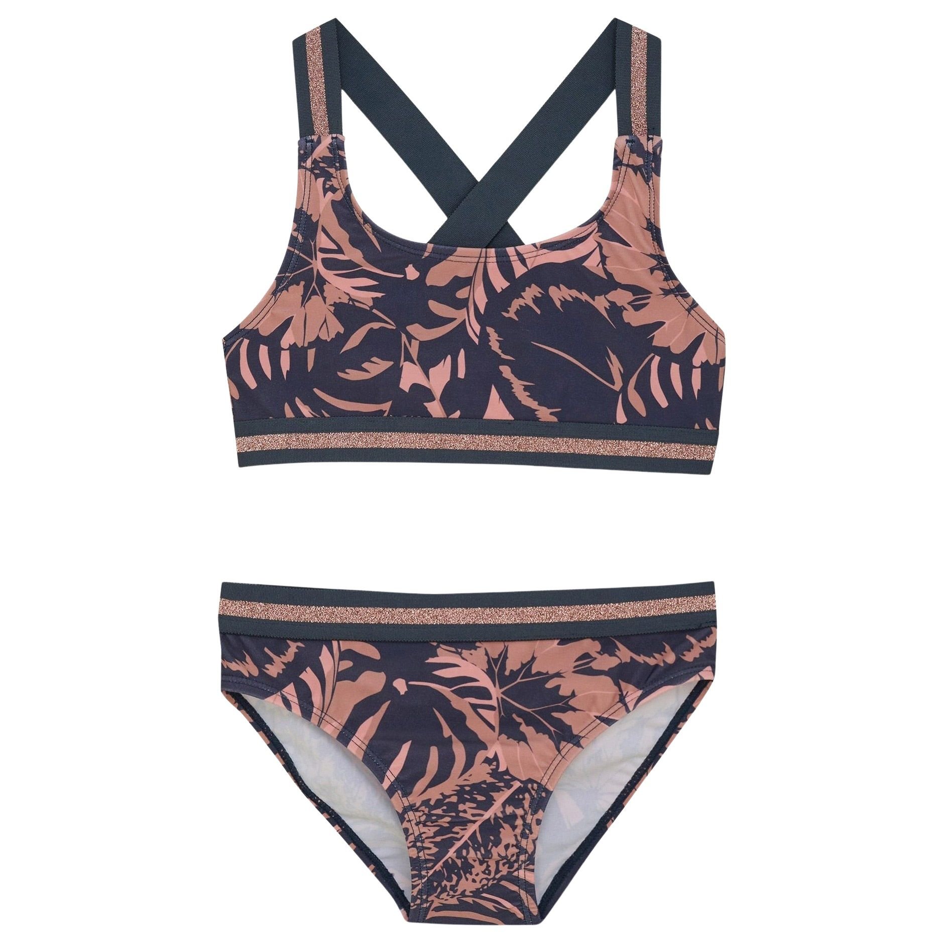 Color Kids Bikini Contrast Straps Meisjes