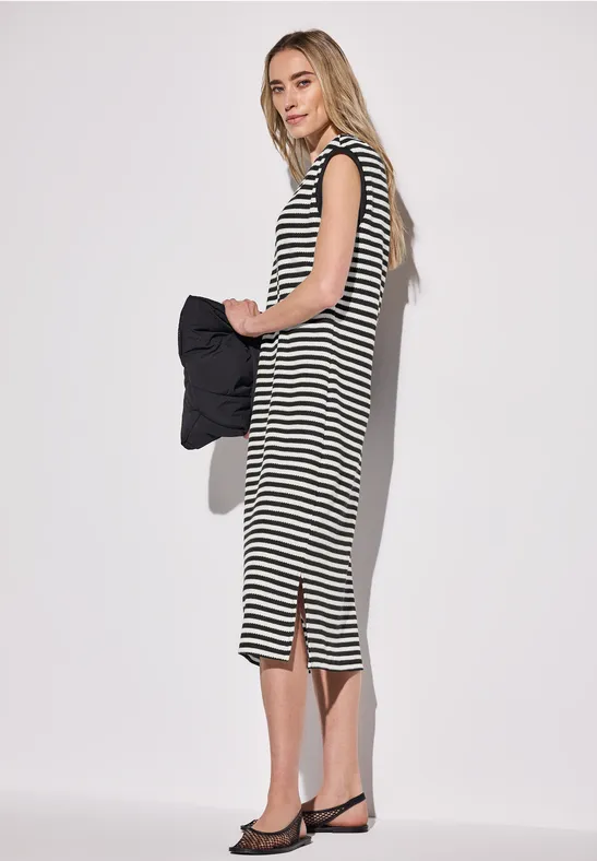 STREET ONE Midi-jurk met gestreept patroon