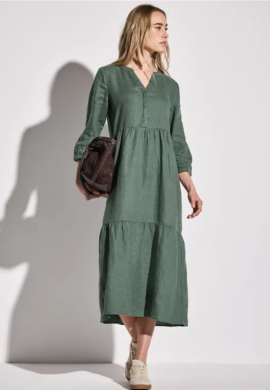 STREET ONE Midi-jurk met ruches