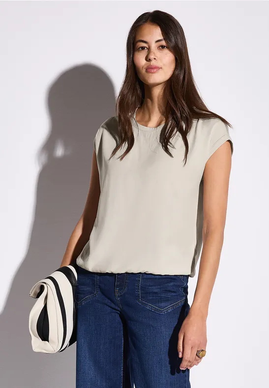 Street One Blouse met elastische zoom