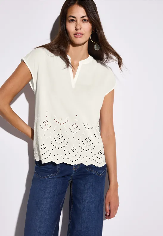 Street One Blouse met borduursel