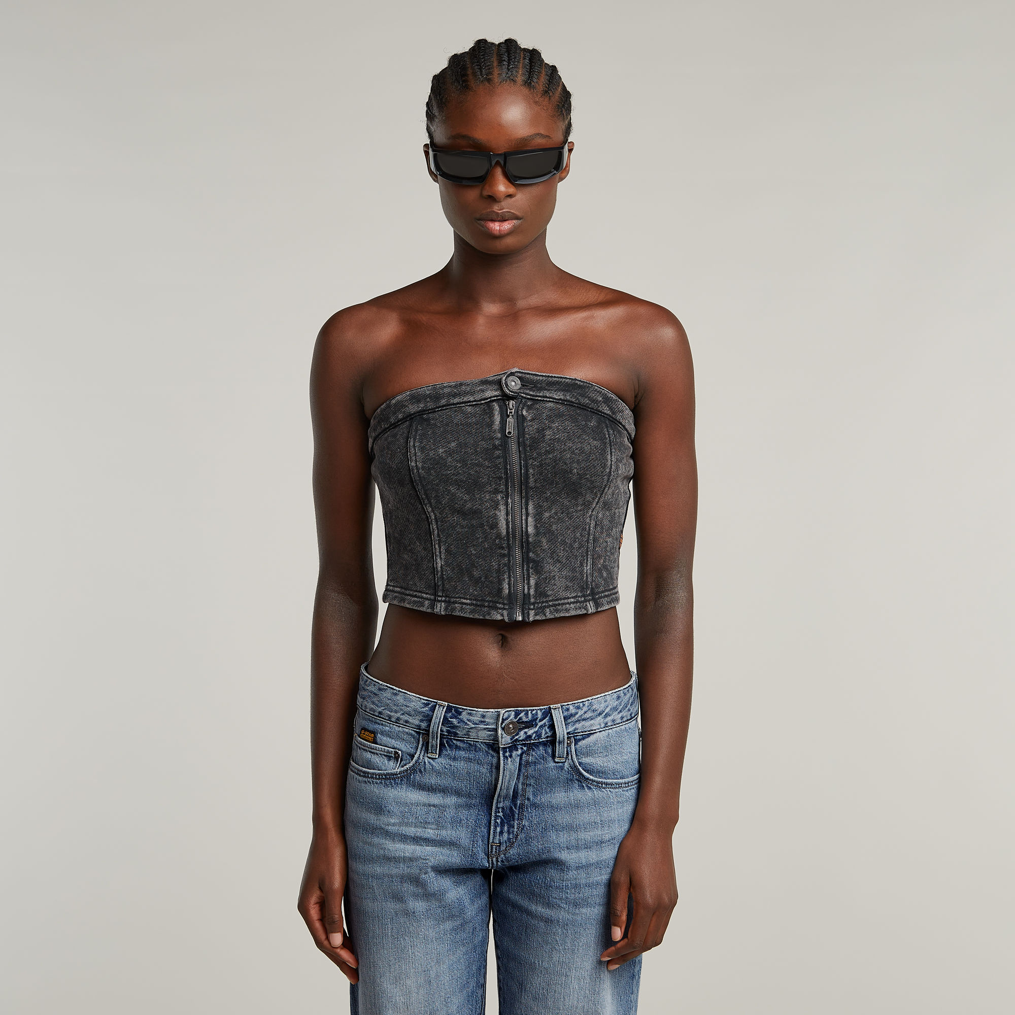 G-Star RAW Washed Corset - Grijs - Dames