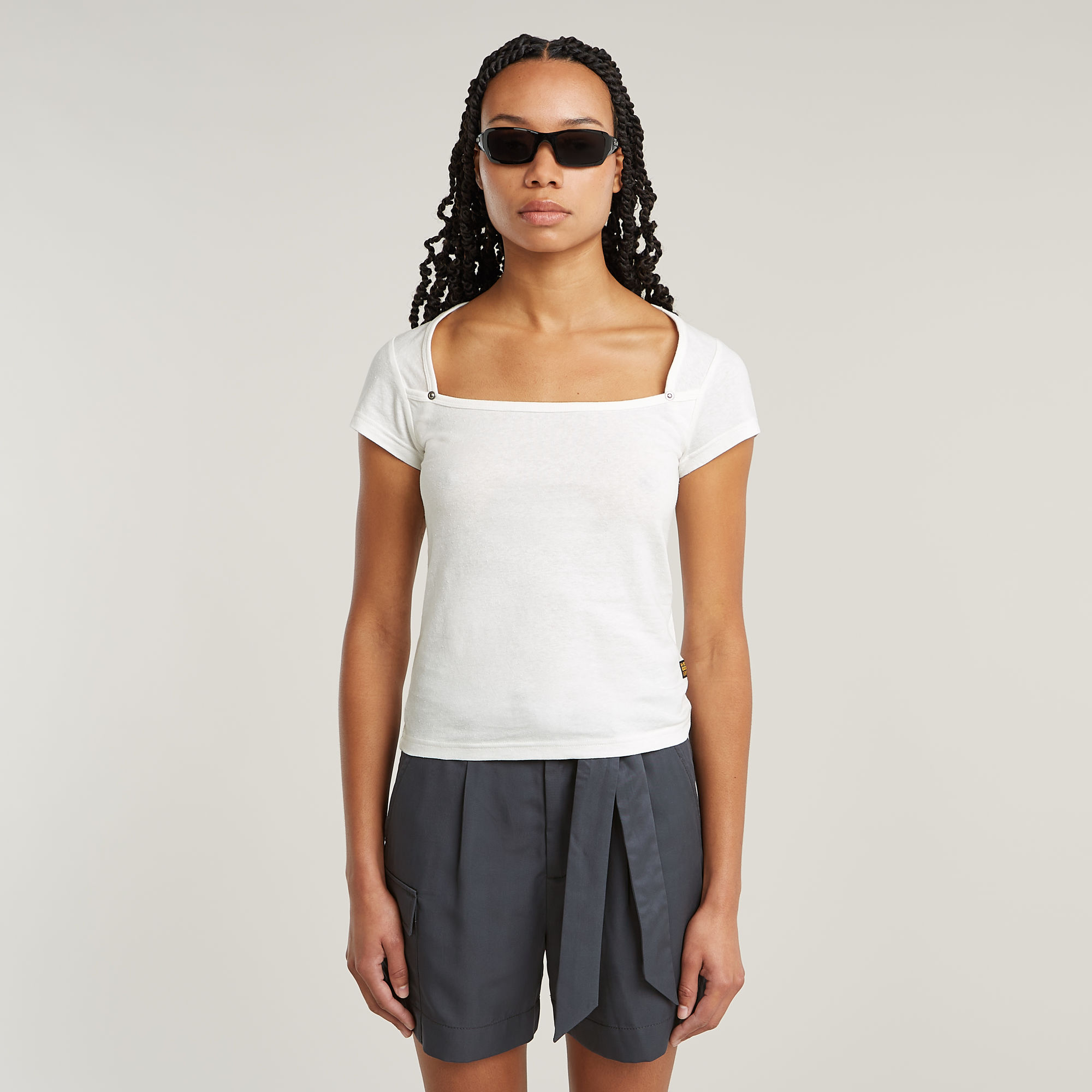 G-Star RAW Sweet Heart Slim Top - Wit - Dames