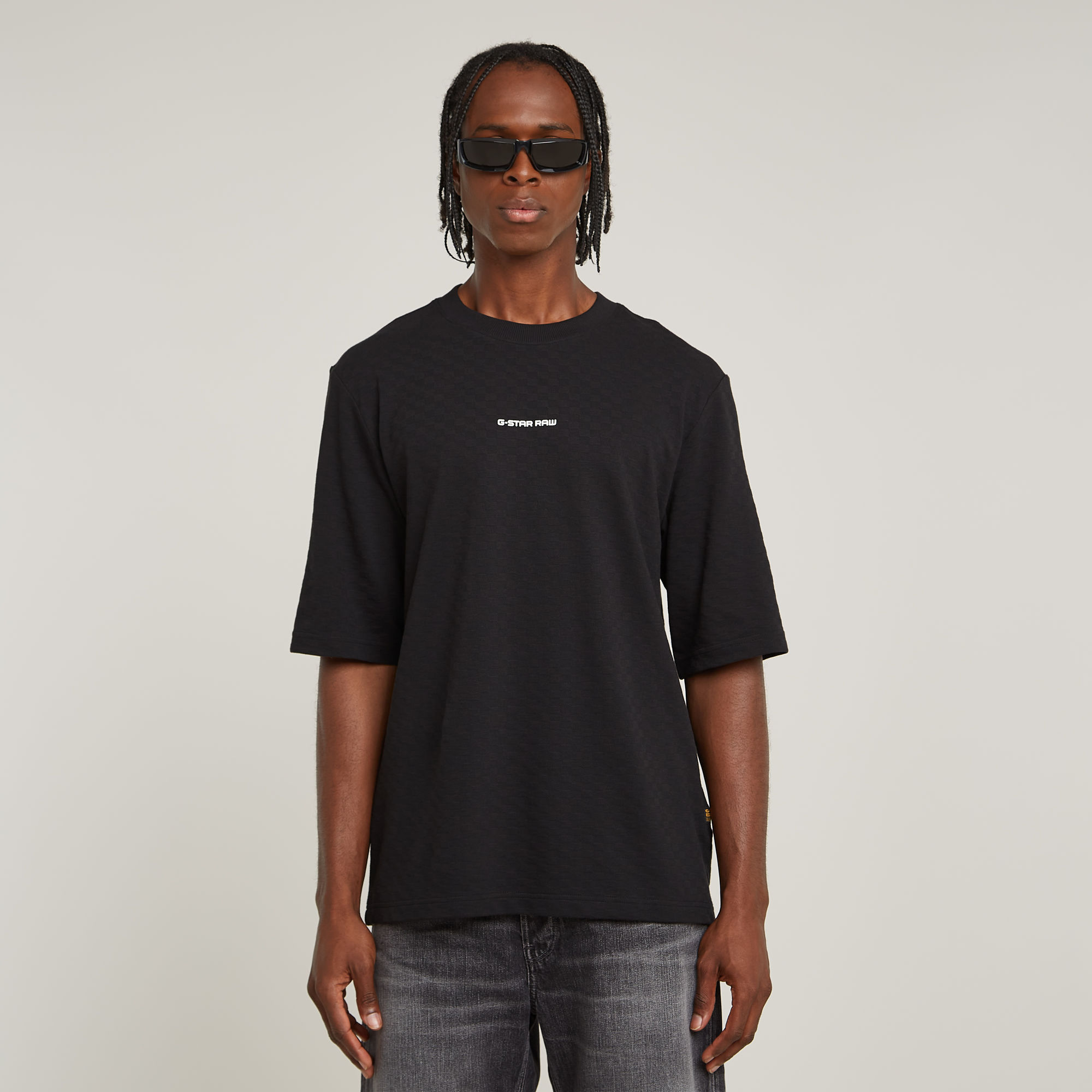 G-Star RAW Checquard Tweeter T-Shirt - Zwart - Heren