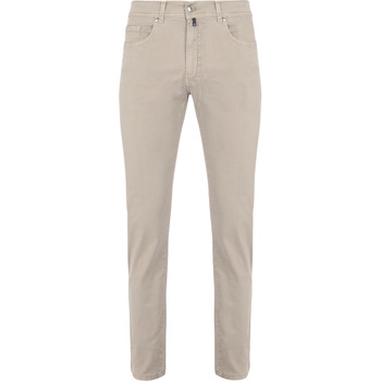 Broek Pierre Cardin Broek Lyon Tapered Greige