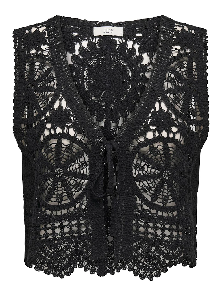 Jacqueline de Yong Vic s/l v-neck tie vest