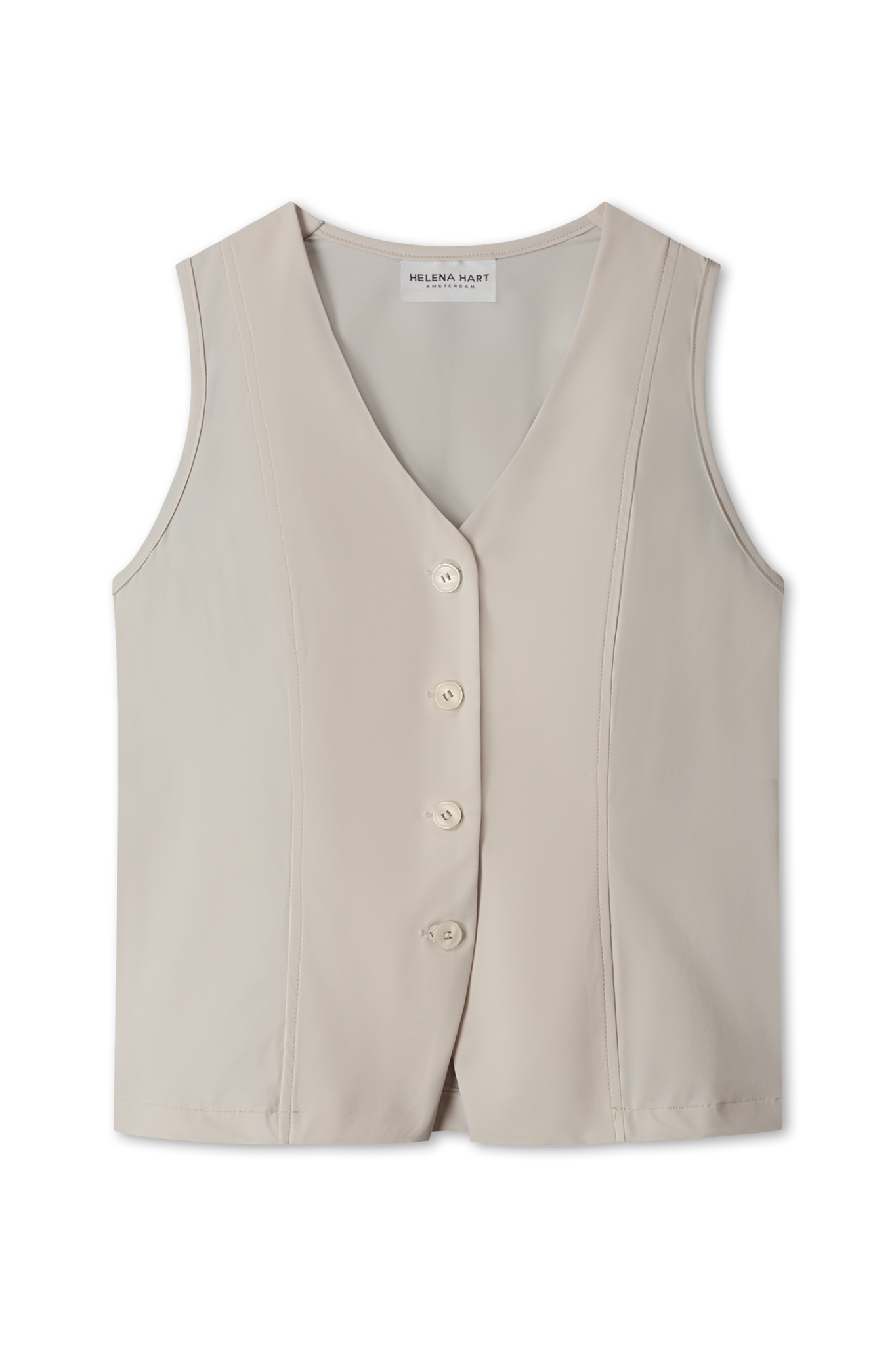 Helena Hart 7541 gilet transfer stone