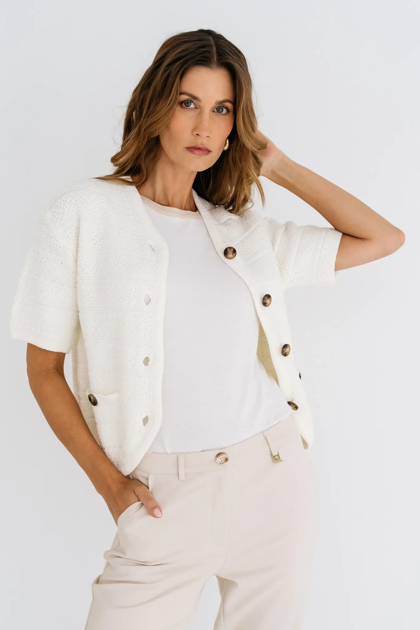 Maicazz Su25.65.204 nilla-vest offwhite