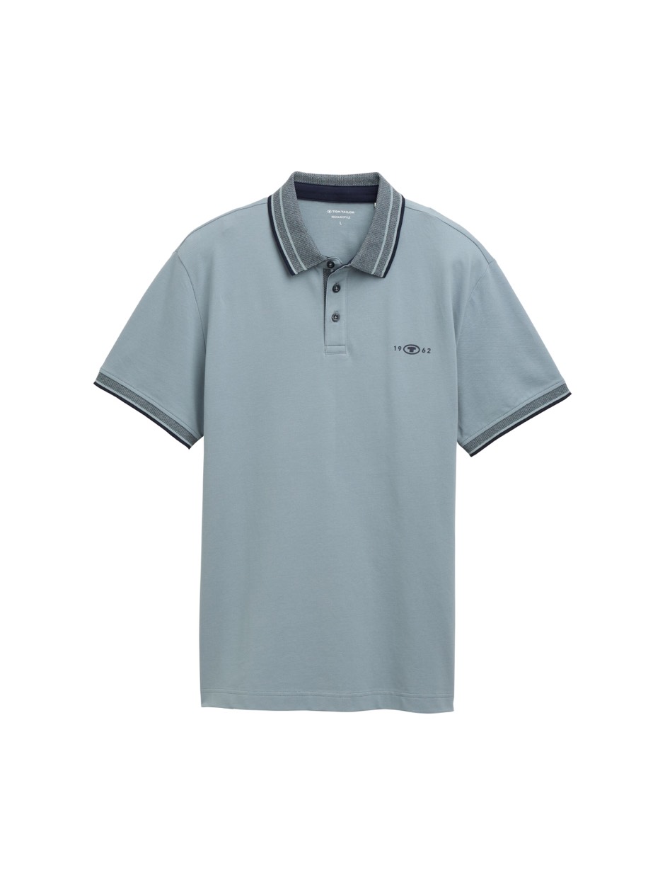 Tom Tailor Polo with print mint