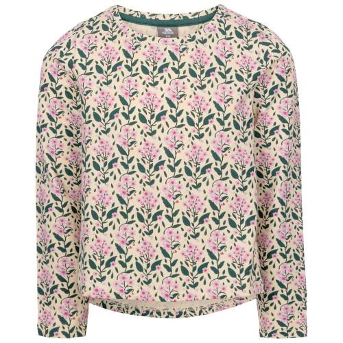 Trespass Girls Rosslyn Long-Sleeved Top 7-8 Years crème
