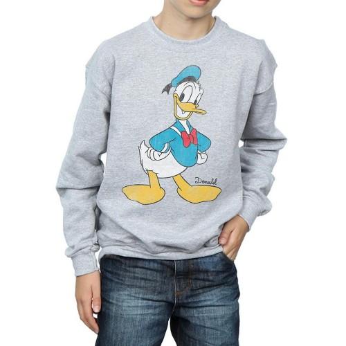 Disney jongens klassiek Donald Duck sweatshirt 9-11 Years grijs