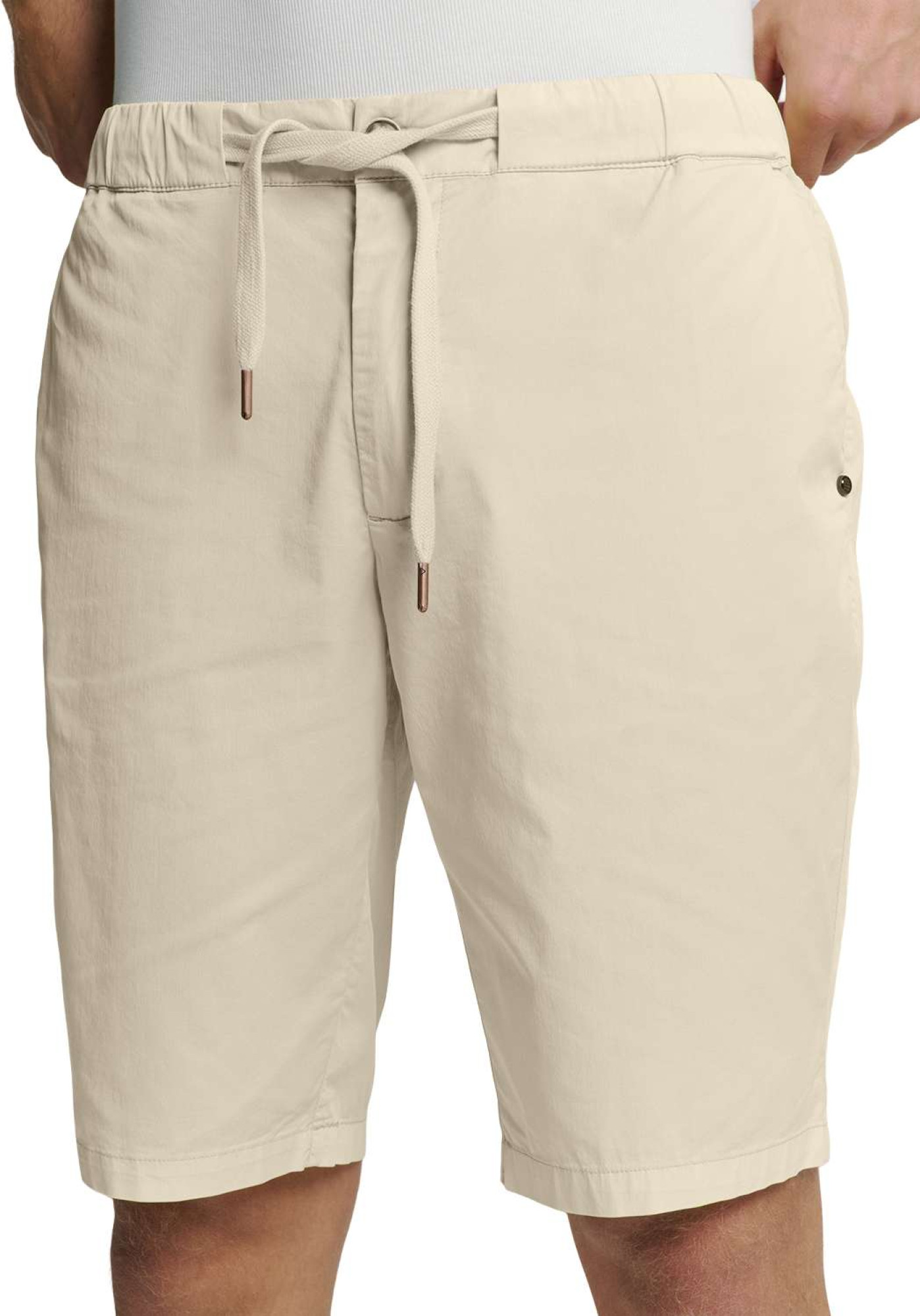 No Excess Short chino garment dyed light weig cement