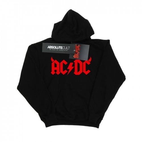 AC/DC heren hoodie met hoornslogo L zwart