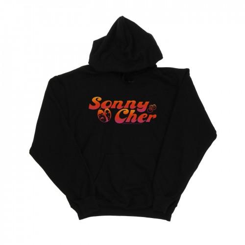 Pertemba FR - Apparel Sonny & Cher Heren hoodie met gradiëntlogo L wit