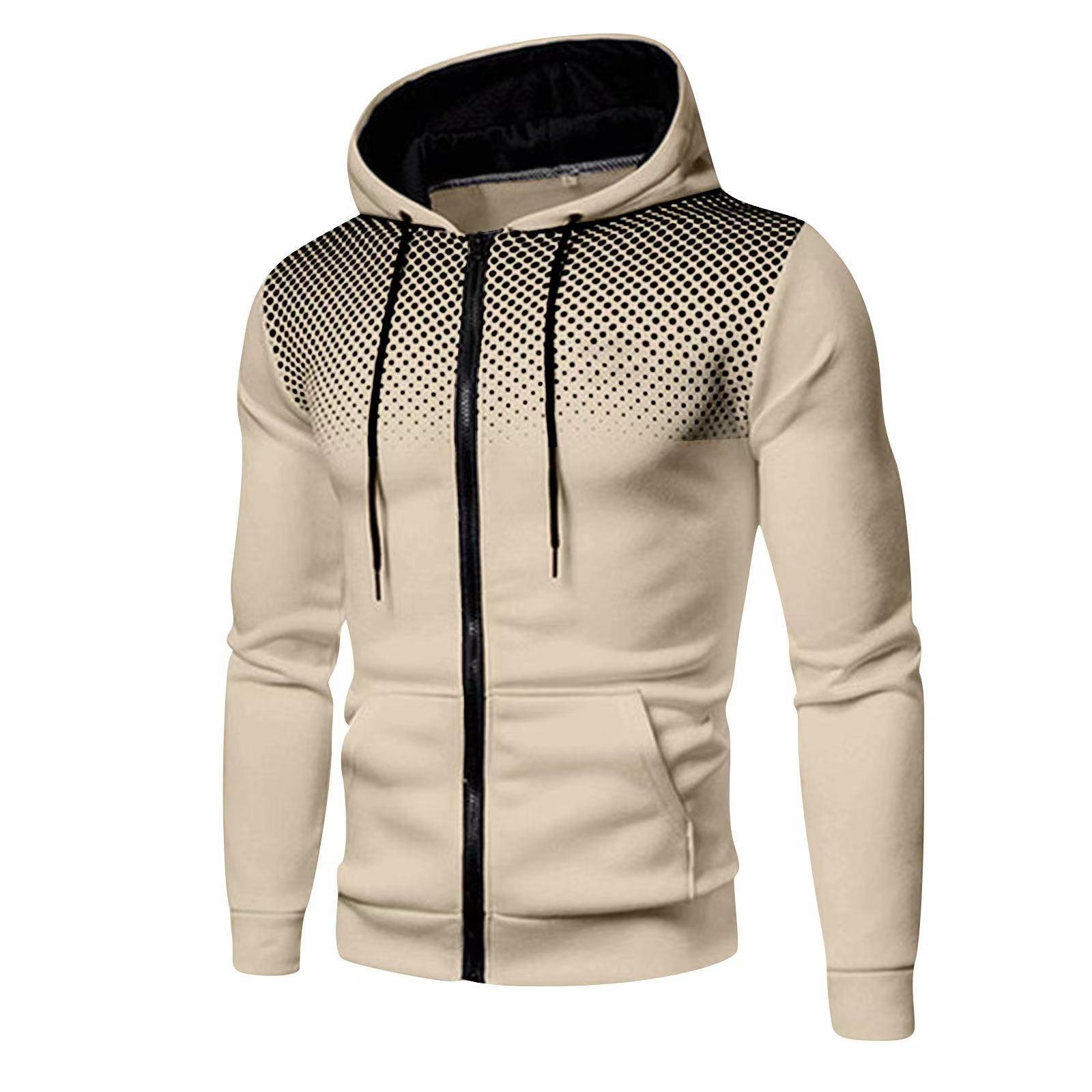 AI Supermarket 2023 Heren Herfst/Winter Mode Capuchon Cardigan Sweatshirt M Vloot