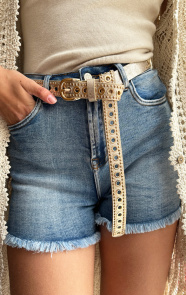 Jurkjes Denim Shorts Pip Blauw