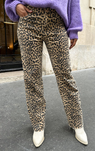 Jurkjes Leopard Mom Jeans Anna-Sophie